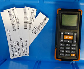 Scannersystem zur Produkt/Lagerkennzeichnung