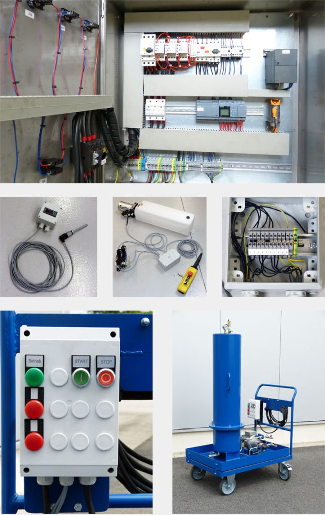 Elektro-Service für E-Steuerungen, Funksteuerungen und Elektro-Hydraulische-Komplettsysteme